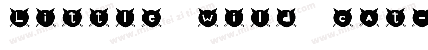 Little wild cat字体转换
